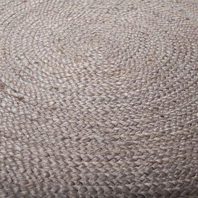 Tapis Jute rond Istanbul gris 150cm