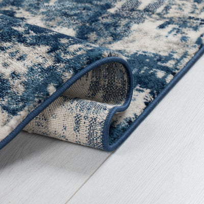 Tapis Vintage Bleu et gris