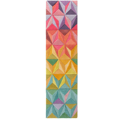 Tapis de couloir en laine Multicolore 60x230cm