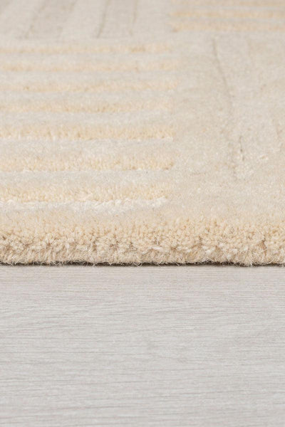 Tapis en laine Zen Garden Naturel