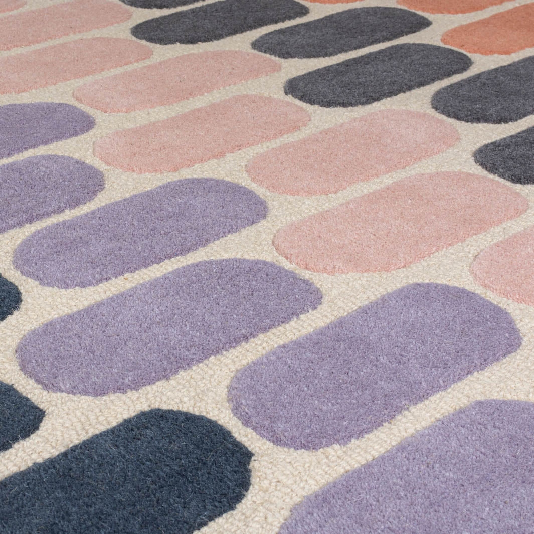 Tapis en laine Fossil