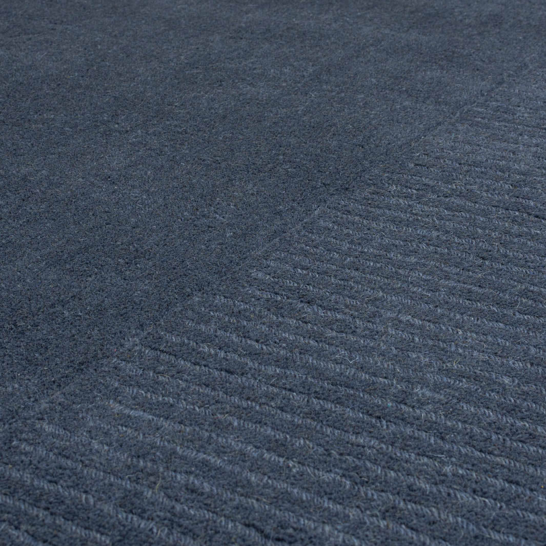 Tapis en laine Siena Bleu