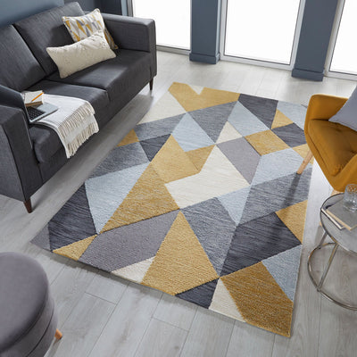 Tapis Zest Jaune/Ocre 120x170cm