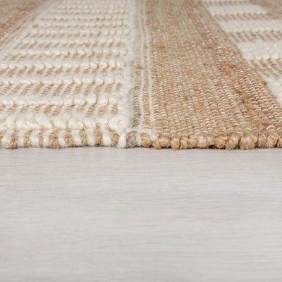 Tapis en Jute et laine 60x230cm