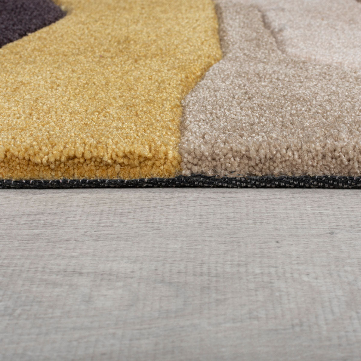 Tapis Splinter Ocre