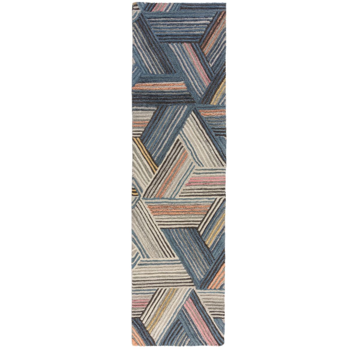 Tapis de couloir en laine Ortiz 60x230cm