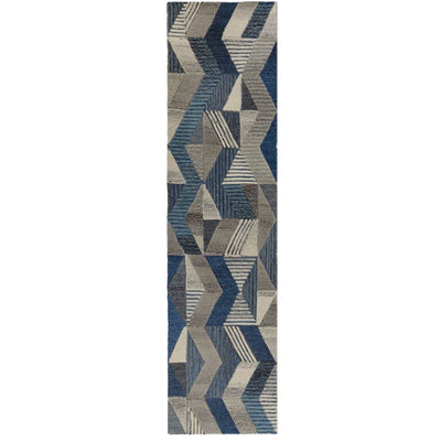 Tapis de couloir Asher laine 60x230cm