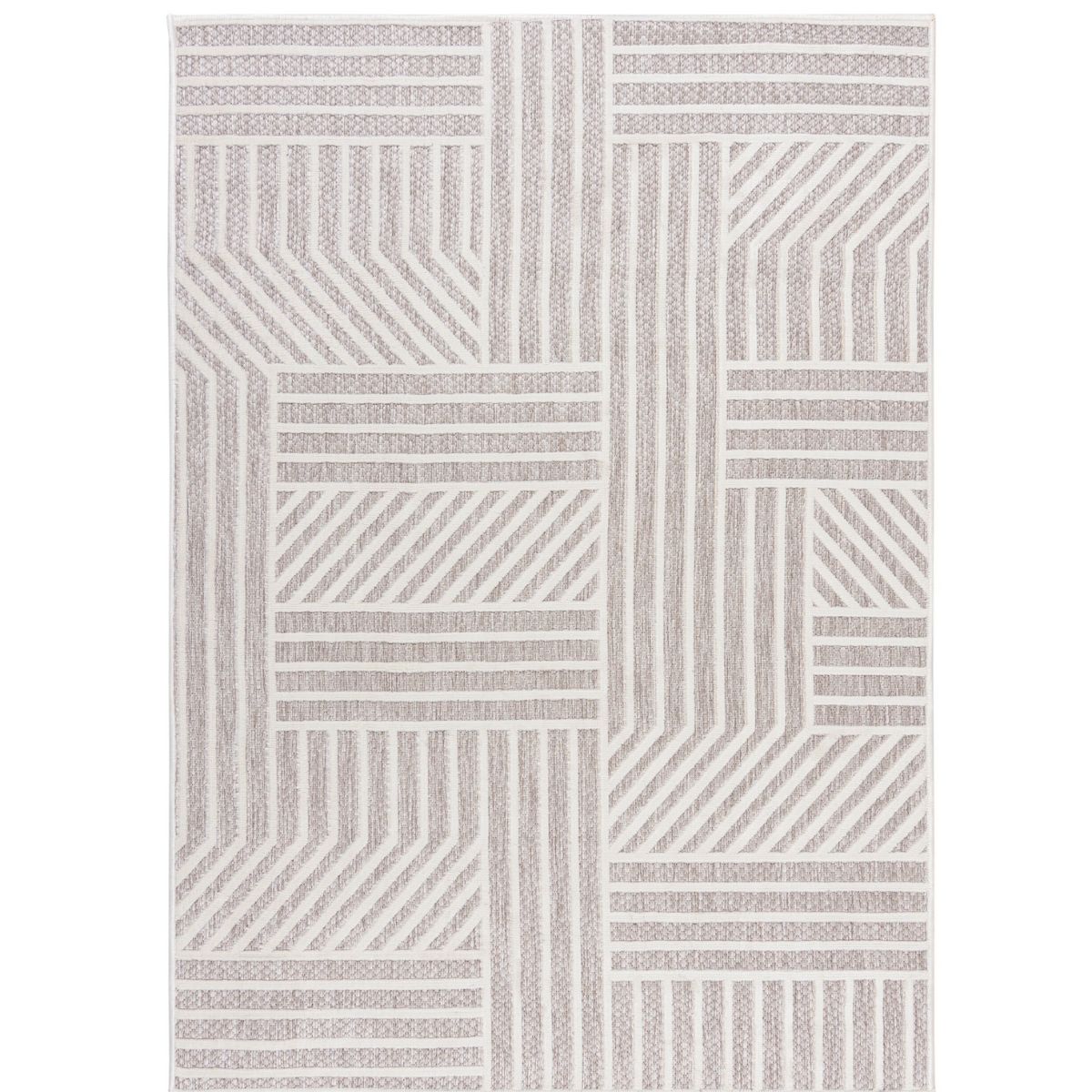 Tapis extérieur Blocks naturel