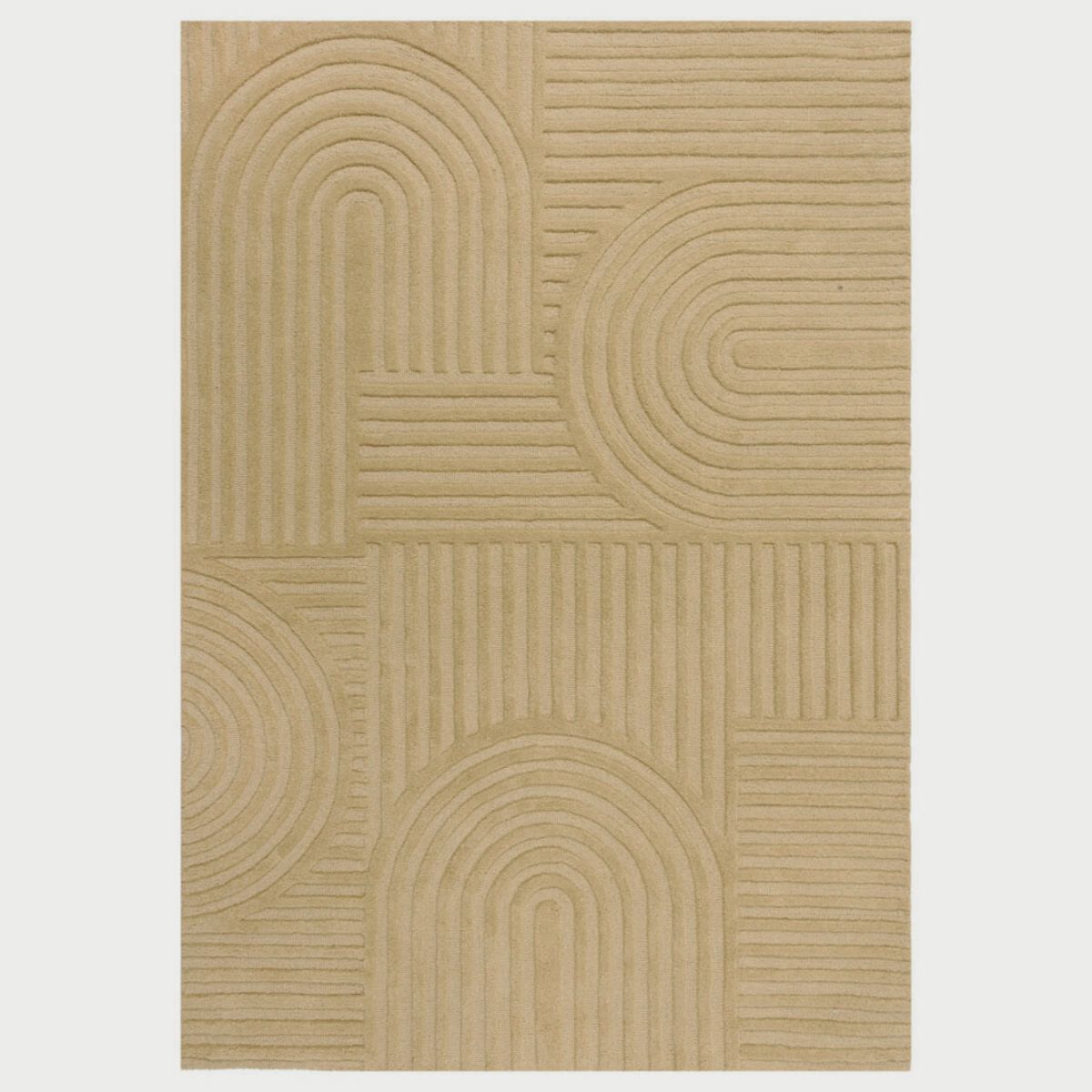 Tapis en laine Zen Garden Jaune