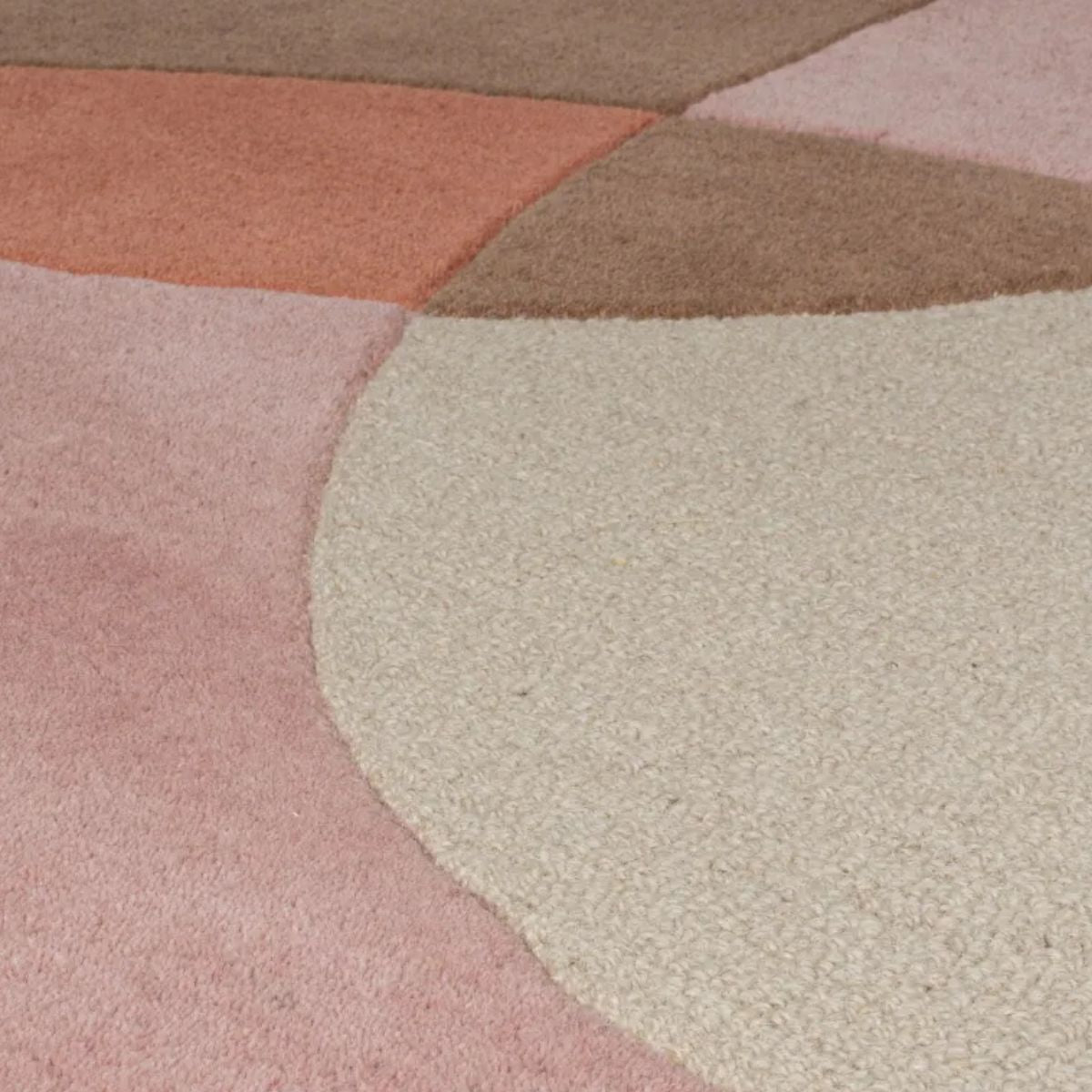 Tapis en laine Radiance Terracotta