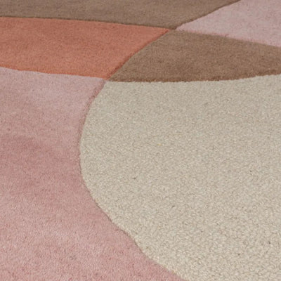 Tapis en laine Radiance Terracotta