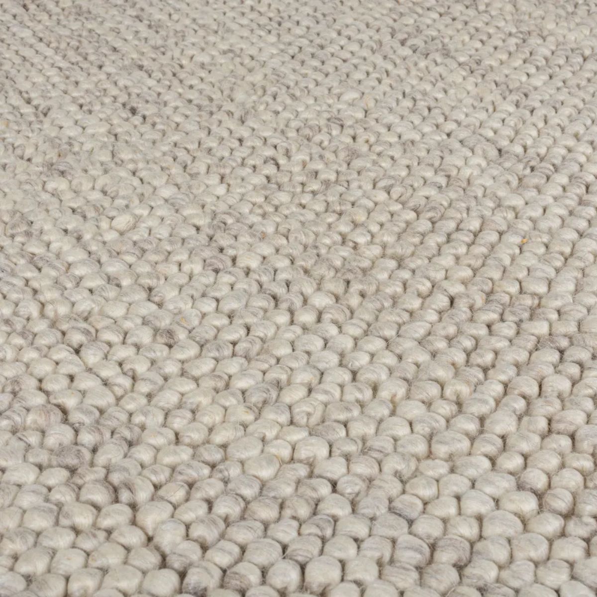 Tapis Minerals en laine Beige