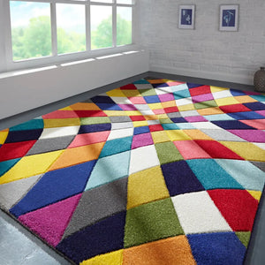 tapis coloré pas cher