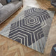 Tapis en laine Harlow Gris