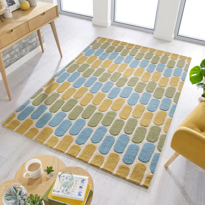 Tapis en laine Fossil