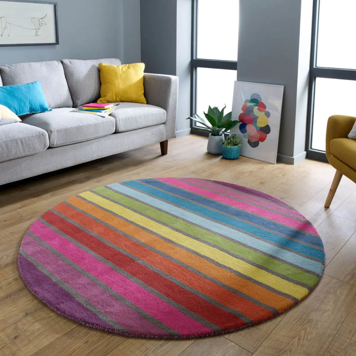 Tapis rond Candy