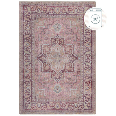 Tapis lavable  Windsor 160x230cm Rose