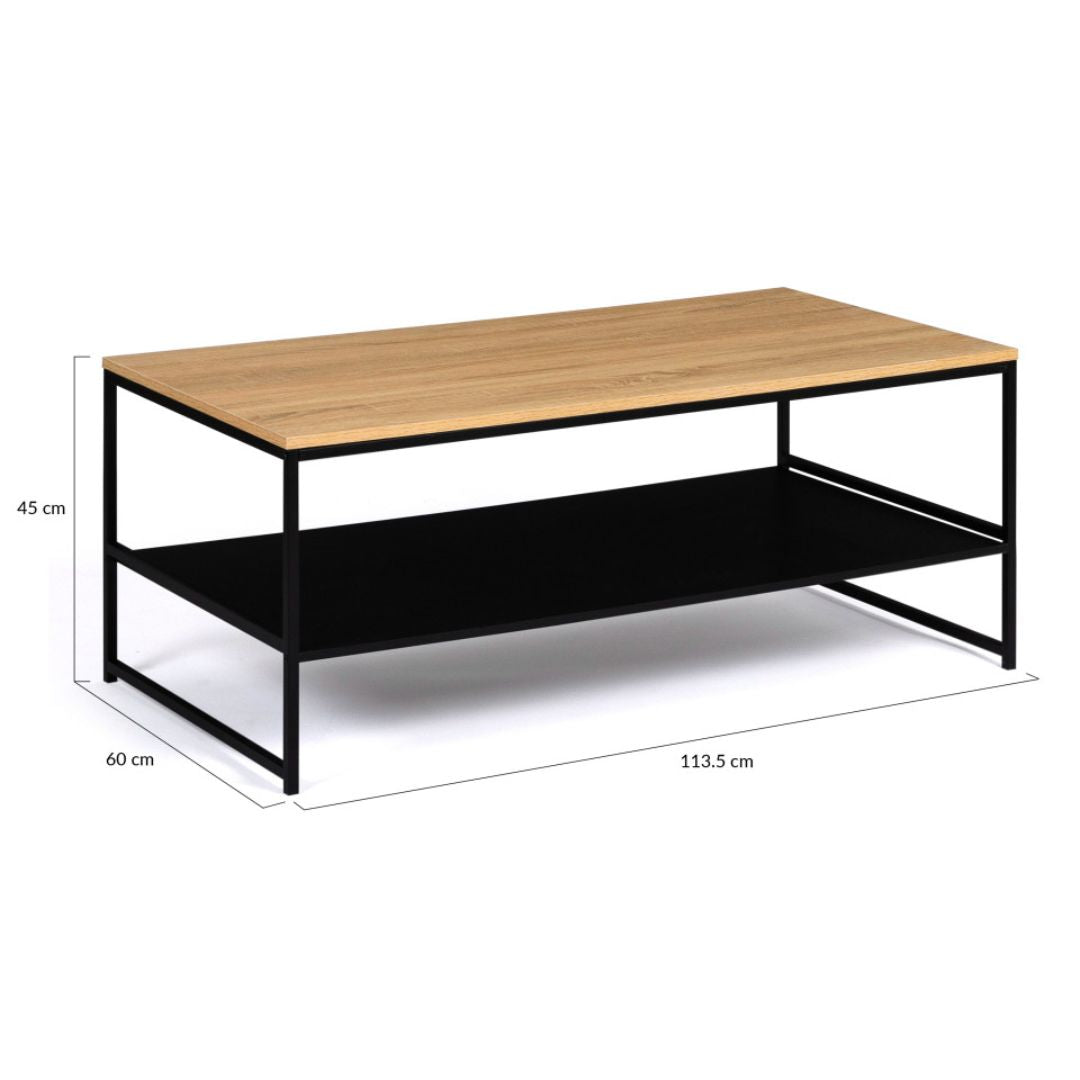 Table basse Manhattan double plateau