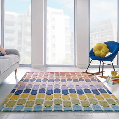 Tapis en laine Fossil