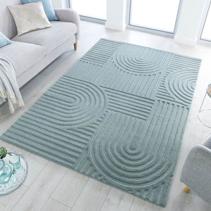 tapis-laine-turquoise