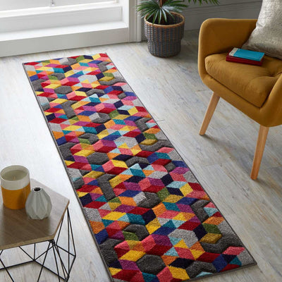 Tapis de couloir Dynamic Multicolore