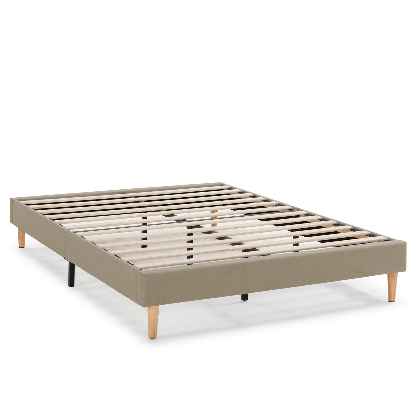 Sommier tapissier Aura 160x200 cm Beige