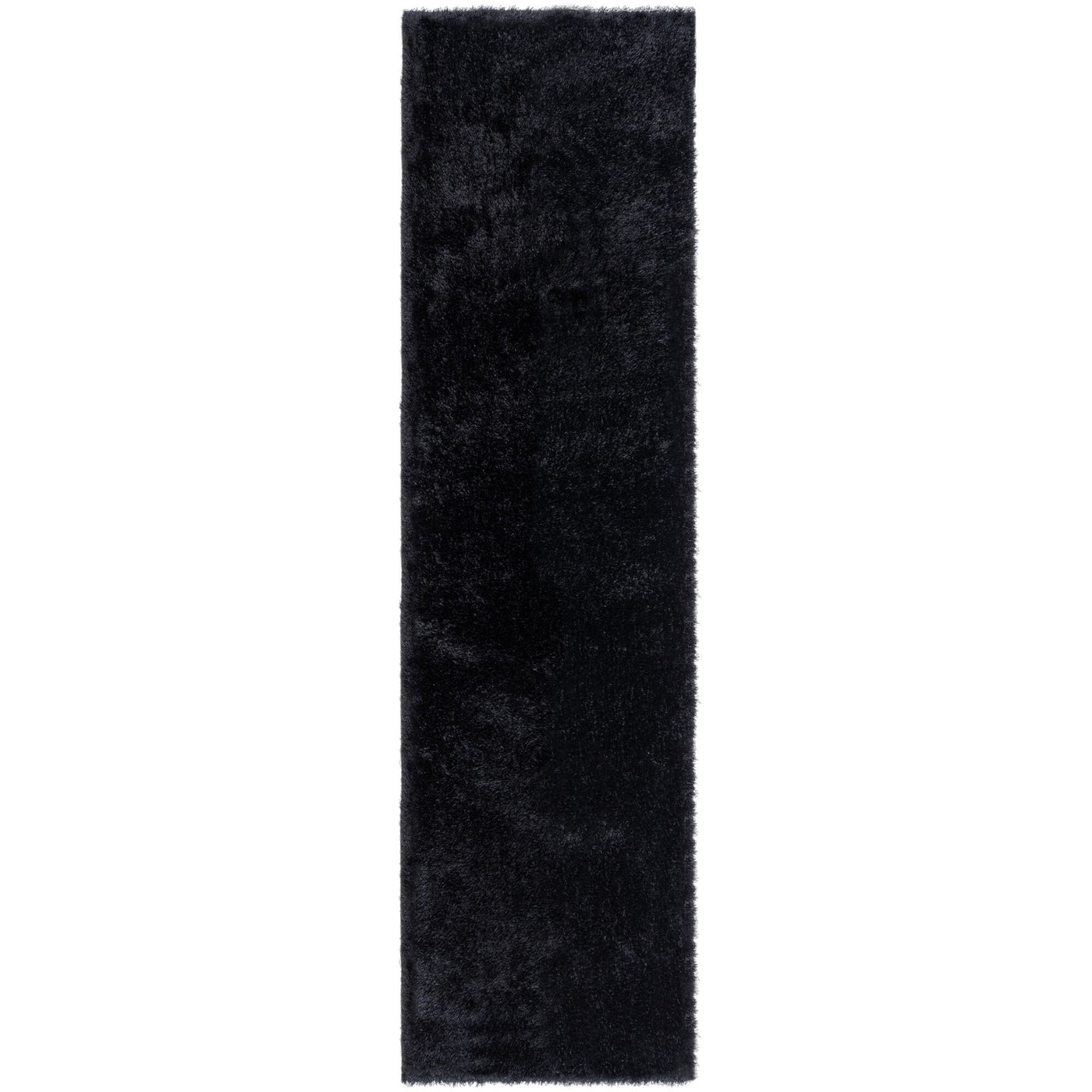 Tapis de couloir Shaggy noir 60x230cm