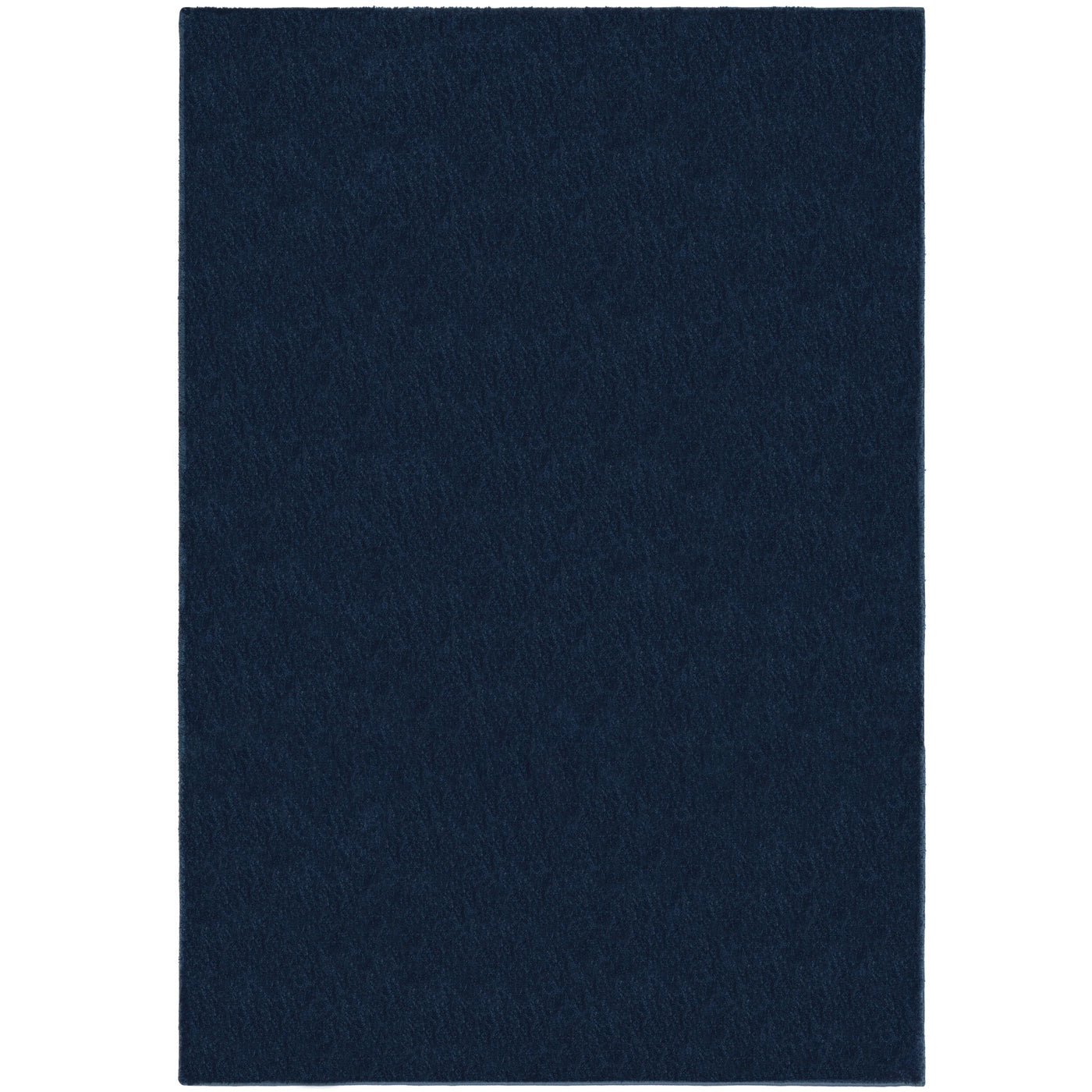 Tapis shaggy bleu marine poils courts