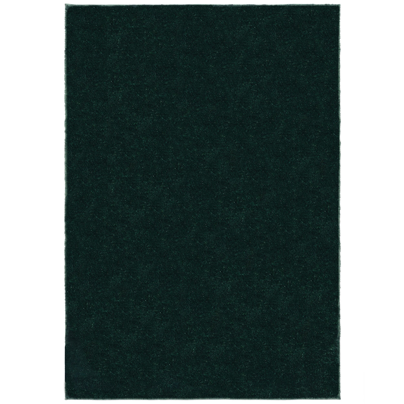 Tapis shaggy vert foncé poils courts