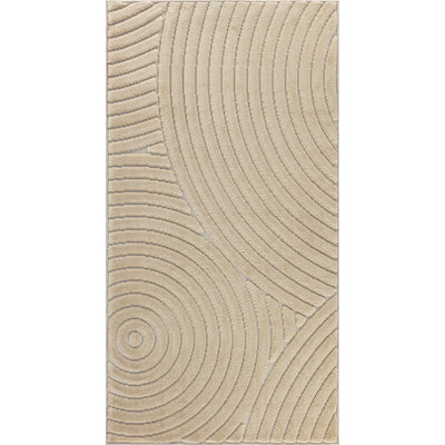 Tapis d'Intérieur/Extérieur Scandinave Moderne Beige Kaysa