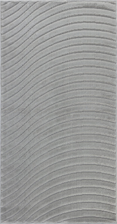 Tapis d'Intérieur/Extérieur Scandinave Moderne Gris  Kuta