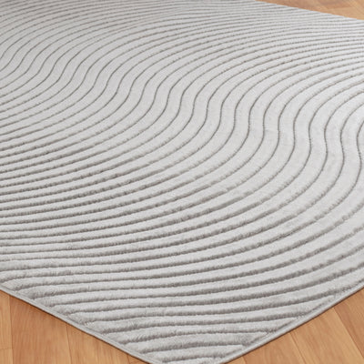 Tapis d'Intérieur/Extérieur Scandinave Moderne Gris  Kuta