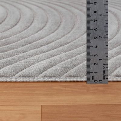 Tapis d'Intérieur/Extérieur Scandinave Moderne Gris  Kuta