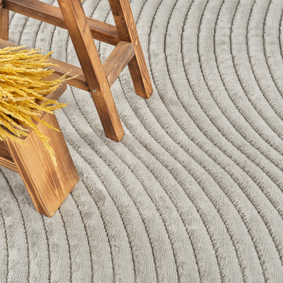 Tapis d'Intérieur/Extérieur Scandinave Moderne Gris  Kuta