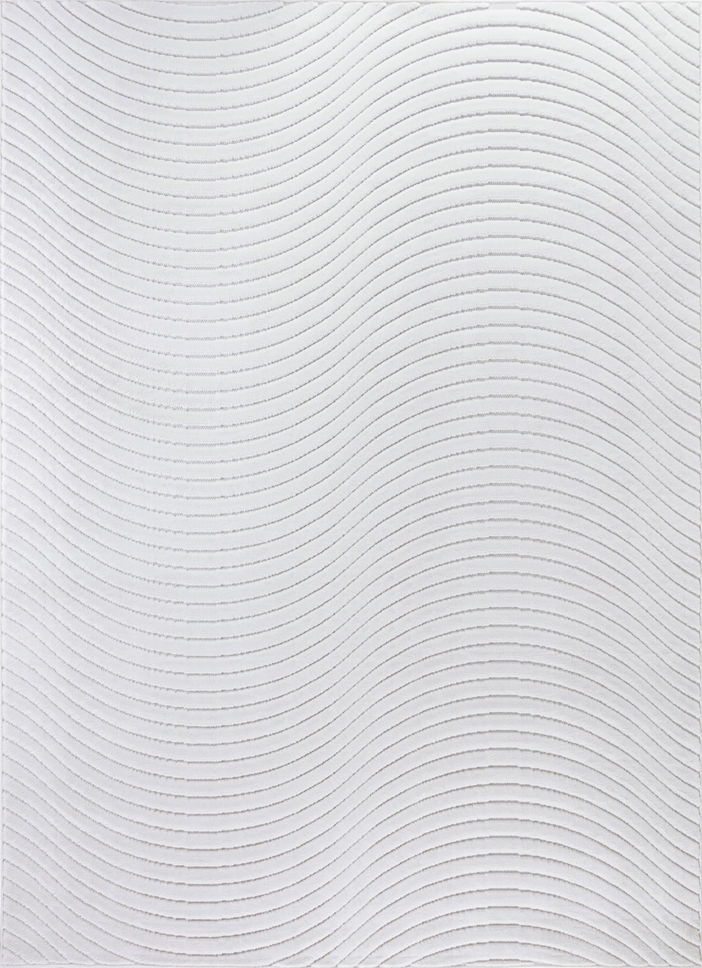 Tapis d'Intérieur/Extérieur Scandinave Moderne Blanc Kuta