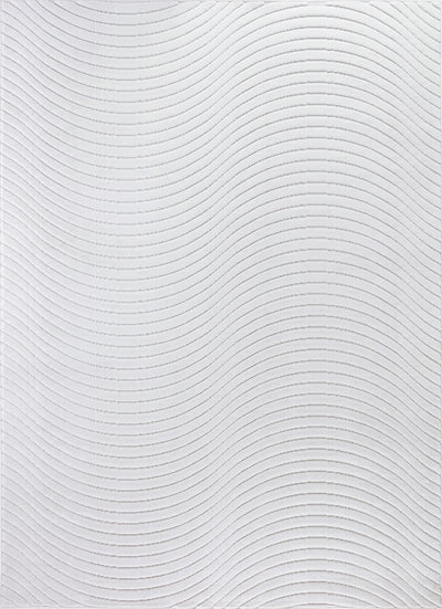 Tapis d'Intérieur/Extérieur Scandinave Moderne Blanc Kuta