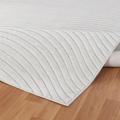 Tapis d'Intérieur/Extérieur Scandinave Moderne Blanc Kuta