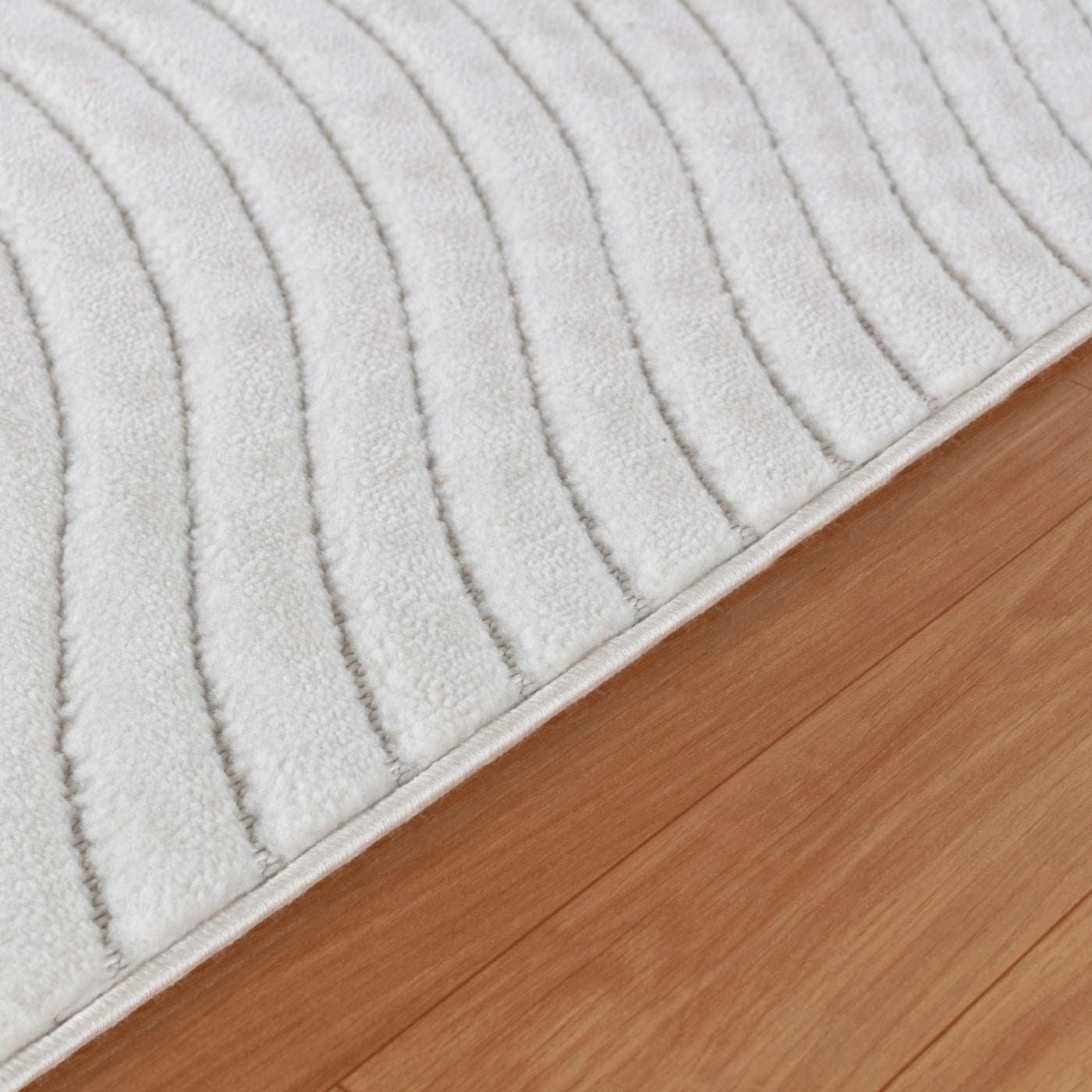 Tapis d'Intérieur/Extérieur Scandinave Moderne Blanc Kuta