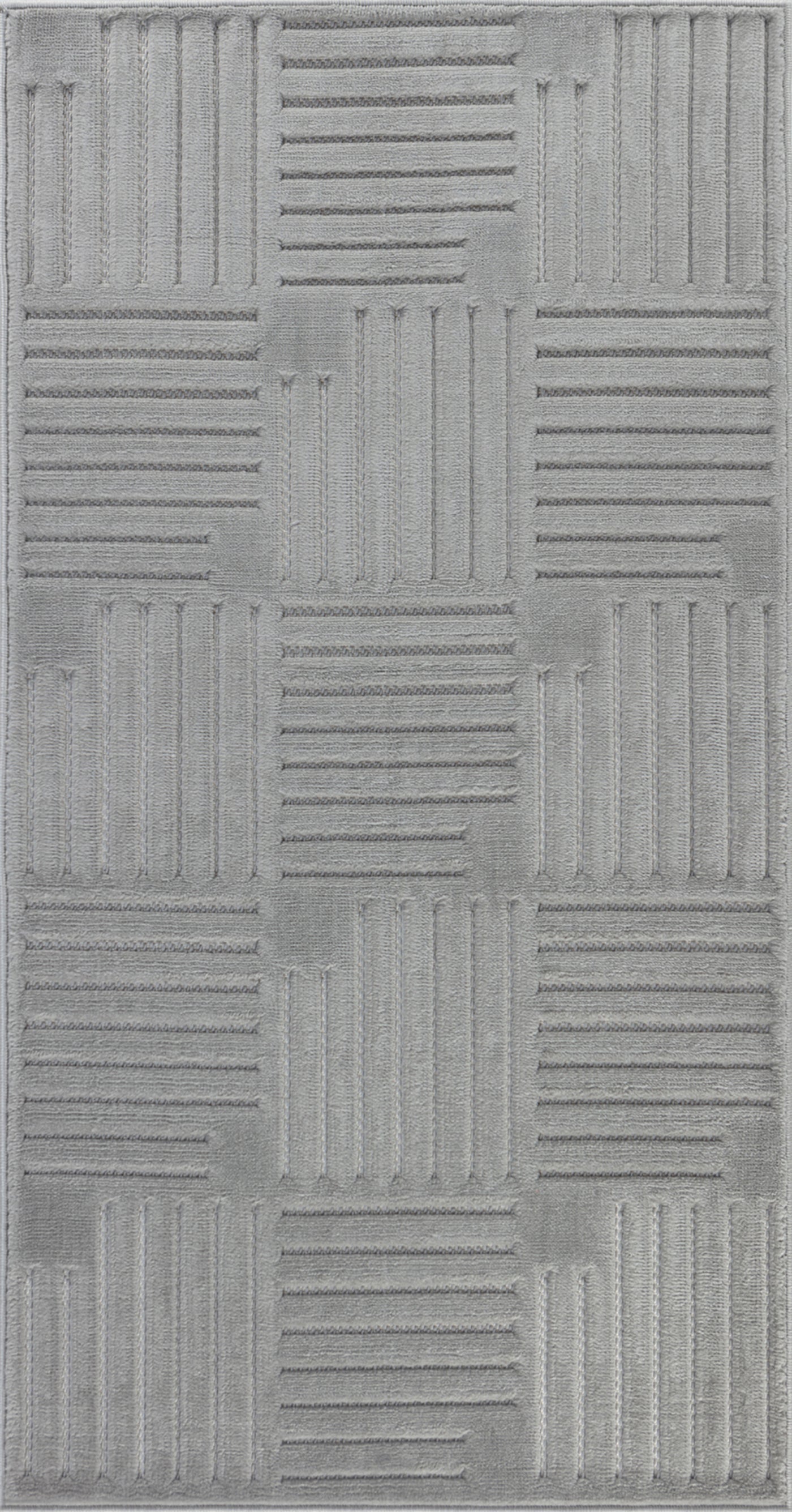 Tapis d'Intérieur/Extérieur Scandinave Moderne Gris  Curico