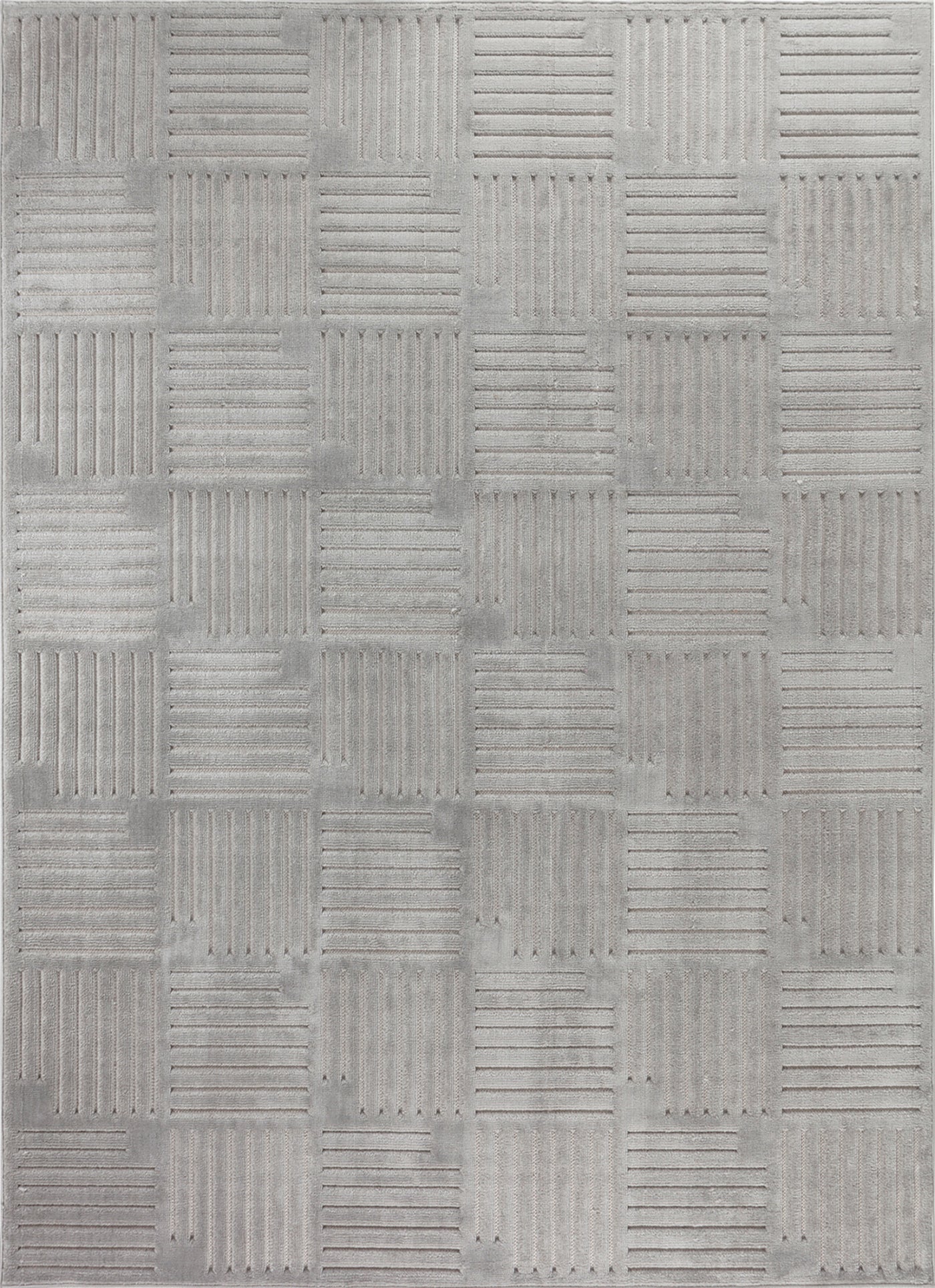 Tapis d'Intérieur/Extérieur Scandinave Moderne Gris  Curico