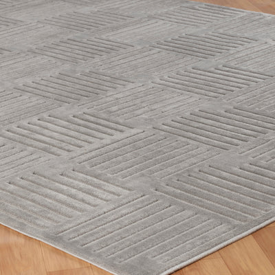 Tapis d'Intérieur/Extérieur Scandinave Moderne Gris  Curico