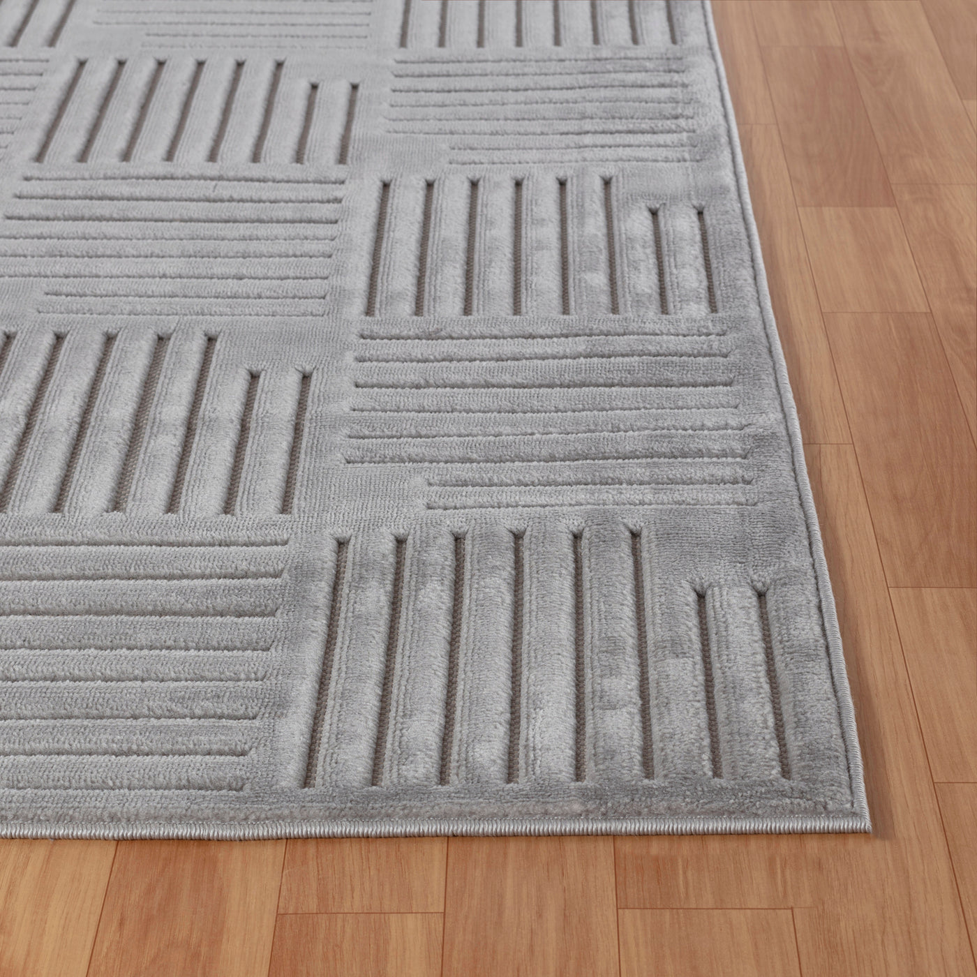 Tapis d'Intérieur/Extérieur Scandinave Moderne Gris  Curico