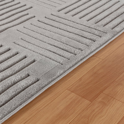 Tapis d'Intérieur/Extérieur Scandinave Moderne Gris  Curico
