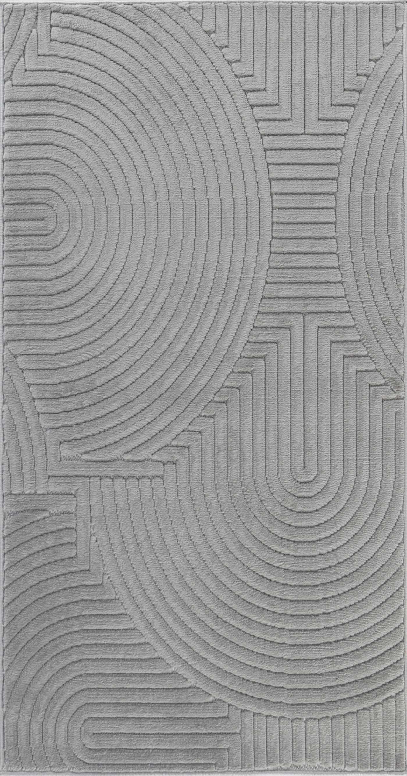 Tapis d'Intérieur/Extérieur Scandinave Moderne Gris  Guiza