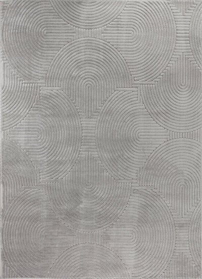 Tapis d'Intérieur/Extérieur Scandinave Moderne Gris  Guiza
