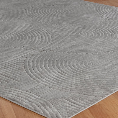 Tapis d'Intérieur/Extérieur Scandinave Moderne Gris  Guiza