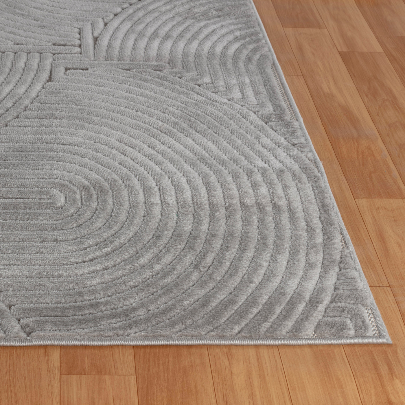 Tapis d'Intérieur/Extérieur Scandinave Moderne Gris  Guiza