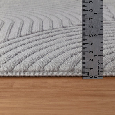 Tapis d'Intérieur/Extérieur Scandinave Moderne Gris  Guiza