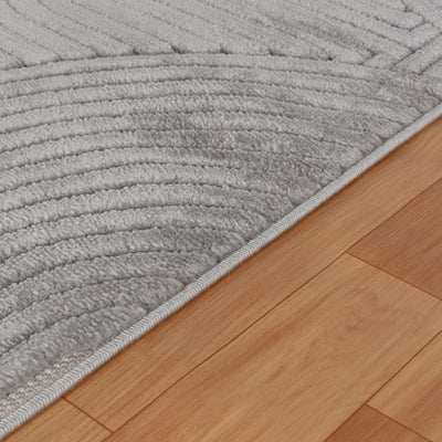 Tapis d'Intérieur/Extérieur Scandinave Moderne Gris  Guiza