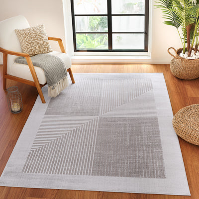 Tapis Scandinave Bohème Gris/Beige Charlestown